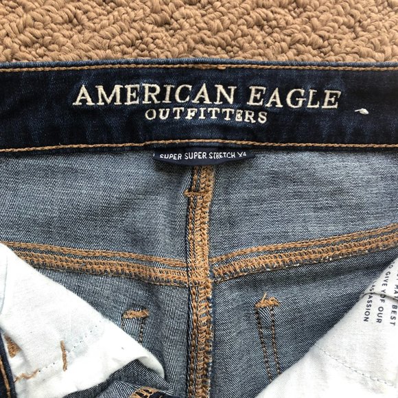 American Eagle Stretch Skinny Ripped Jeans - Picture 3 of 4
